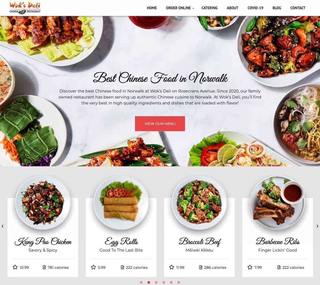 Restaurant Websites Design San Diego Envisager Studio