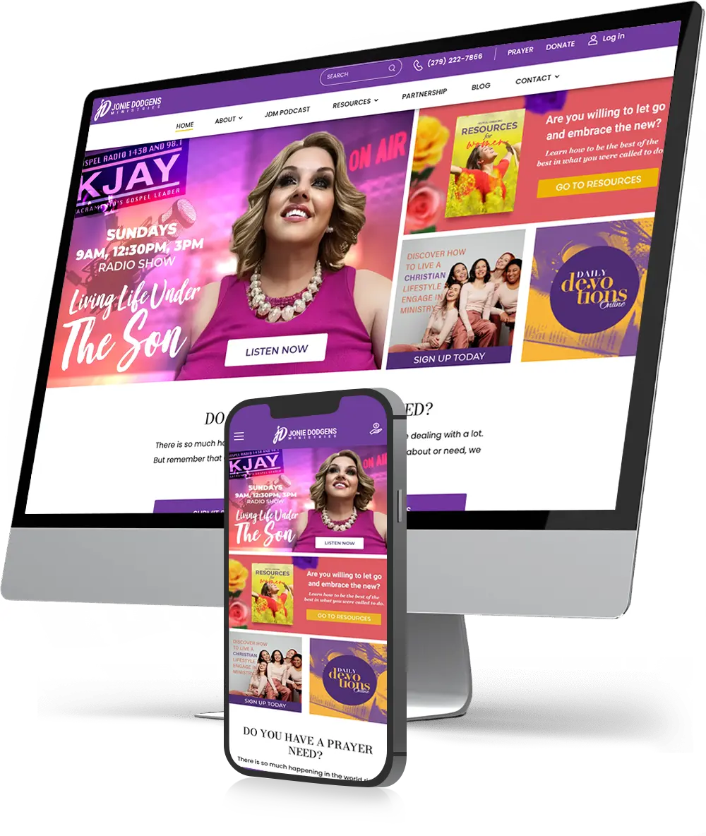 Women's Ministry Website Design | Envisager Studio