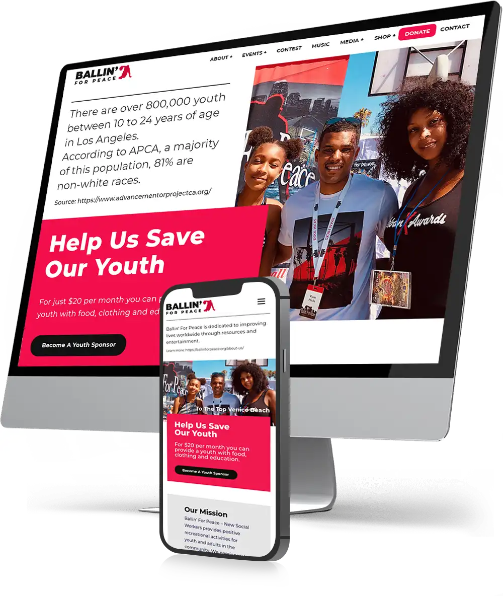 At-Risk Youth Programs Website Design | Envisager Studio