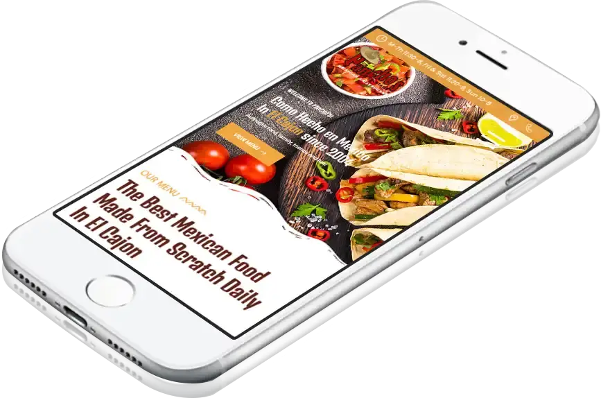 Mexican Restaurant Website Design by Envisager Studio