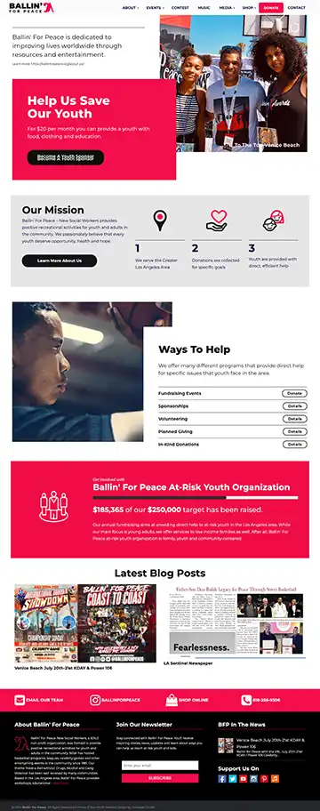 At-Risk Youth Programs Website Design | Envisager Studio