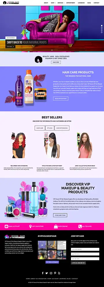 Best Beauty Products Website Design by Envisager Studio