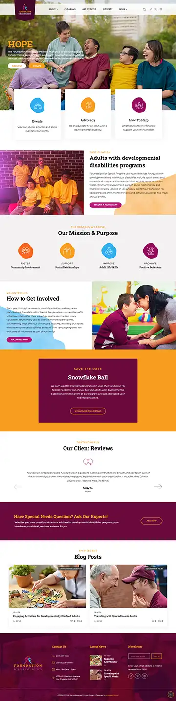 Best Nonprofit Website Design | Envisager Studio