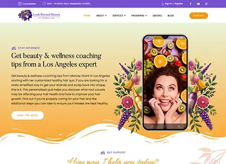 Wellness Coach Website Design | Envisager Studio