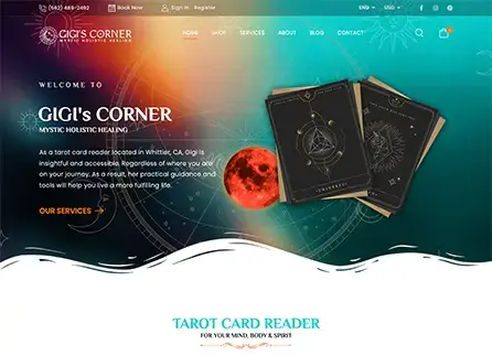 Website Design for Clairvoyants | Envisager Studio